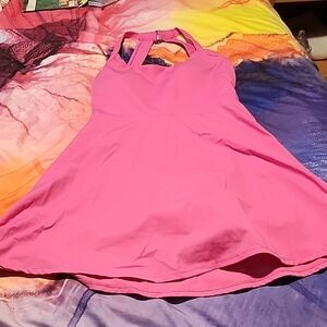 HALARA Vibrant Pink Sleeveless Dress